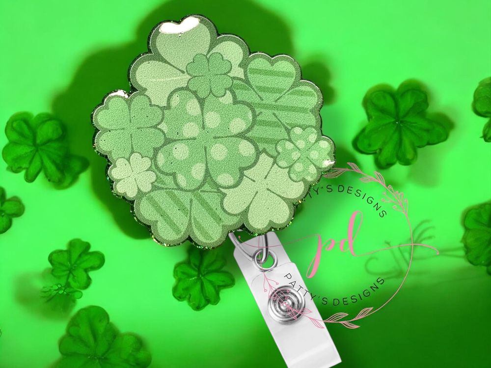St Patrick’s Day Ghost Badge Reel, Badge Holder, ID Holder, ...