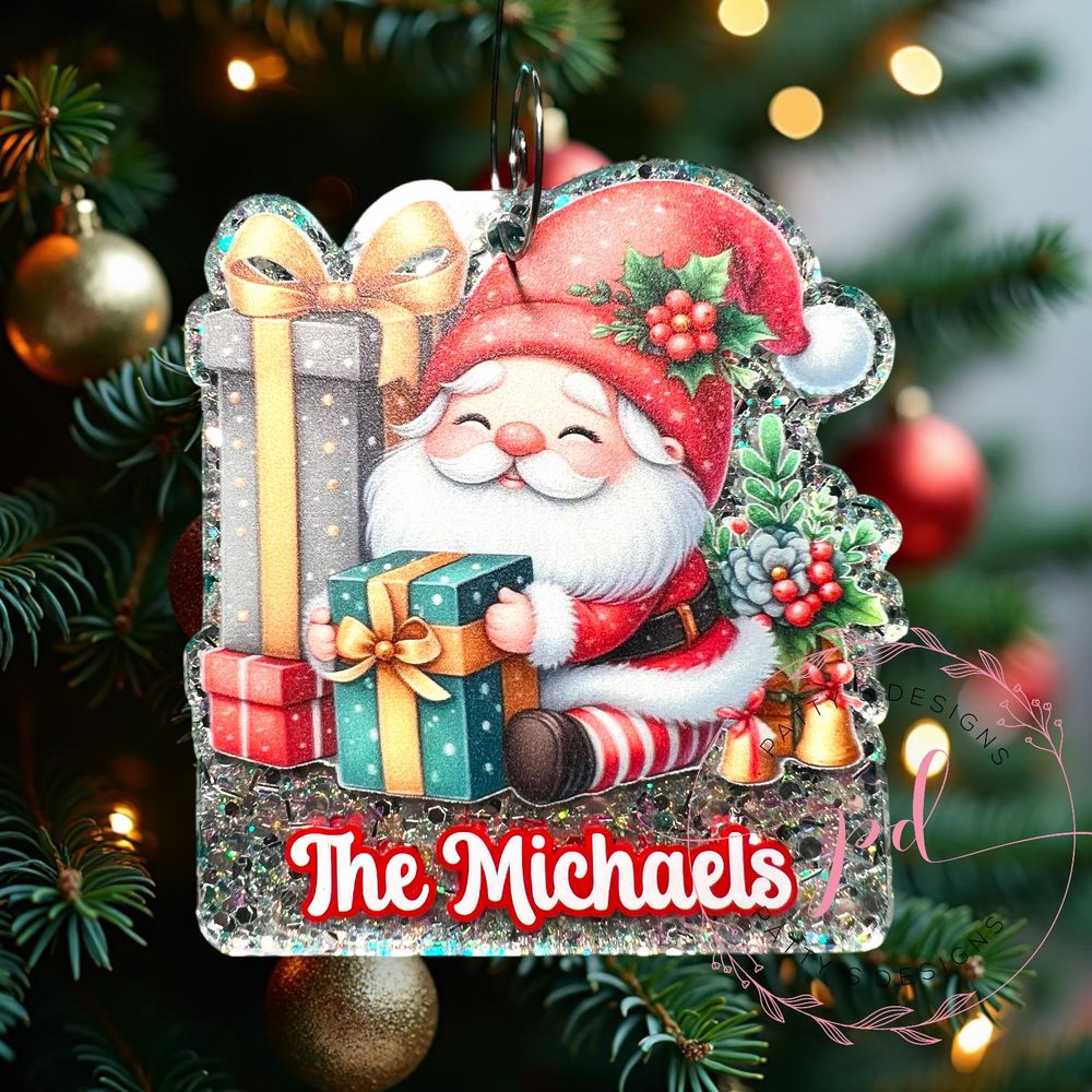 Santa Personalized Ornament